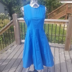 Uniqlo Blue Fit/Flare Dress